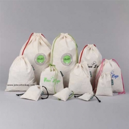 Wholesale Customized Organic Cotton Drawstring Bags Manufacturers in Russia 